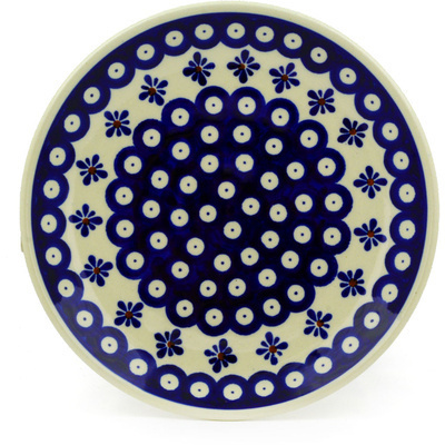 Polish Pottery Plate 7&quot; Tilt-a-whirl