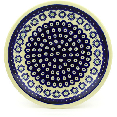 Polish Pottery Plate 9&quot; Happiness