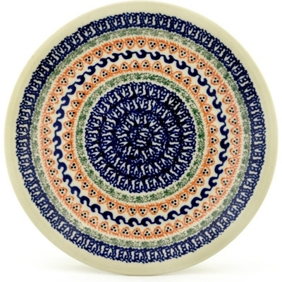 Polish Pottery Plate 9&quot; Obsession
