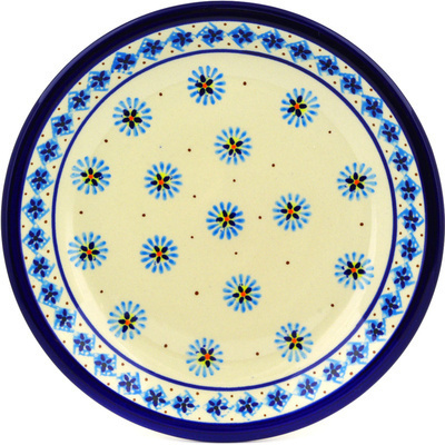 Polish Pottery Plate 9&quot; Power Points