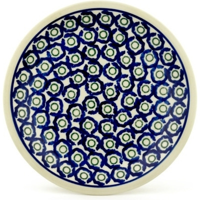 Polish Pottery Plate 9&quot; Stampede