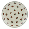 Polish Pottery Plate 9&quot; Wild Cherry