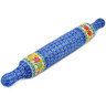 Polish Pottery Rolling Pin 18&quot; Fall Vibes