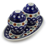 Polish Pottery Salt and Pepper Set 7&quot; Mosquito