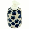 Polish Pottery Soap Dispenser 5&quot; Bold Polka Dots