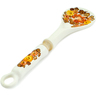 faience Spoon 12&quot; Brown Sunshine
