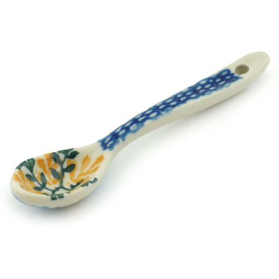 Polish Pottery Spoon 4&quot;