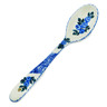 Polish Pottery Spoon 8&quot; Blue Berry Special UNIKAT