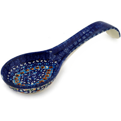 Polish Pottery Spoon Rest 12&quot; Polonia