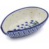 Polish Pottery Spoon Rest 5&quot; Water Tulip