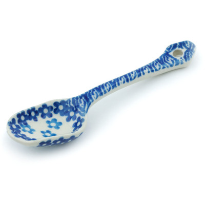 Polish Pottery Sugar Spoon Lovely Surprise