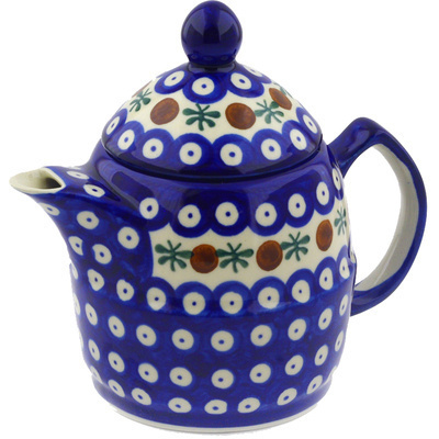 Polish Pottery Tea or Coffee Pot 22 oz