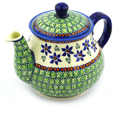 Polish Pottery Tea or Coffee Pot 51 oz