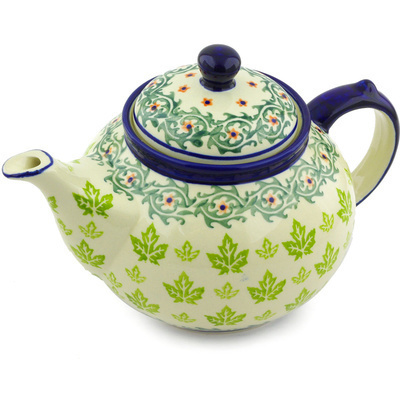 Polish Pottery Tea or Coffee Pot 6 Cup