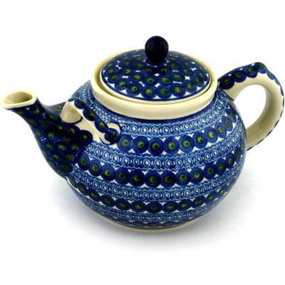 Polish Pottery Tea or Coffee Pot 7 cups Nightime Passage