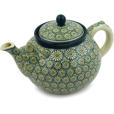 Polish Pottery Tea or Coffee Pot 7 cups Spring Fling