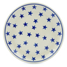 Polish Pottery Toast Plate Starburst Americana