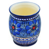 Polish Pottery Utensil Jar 6&quot; Blue Heaven UNIKAT