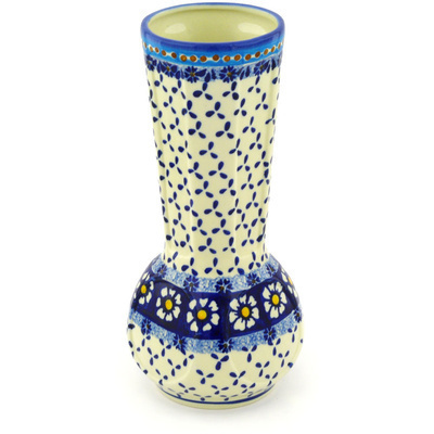 Polish Pottery Vase 10&quot;