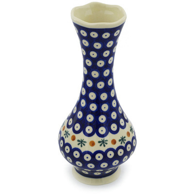 Polish Pottery Vase 10&quot; Mosquito
