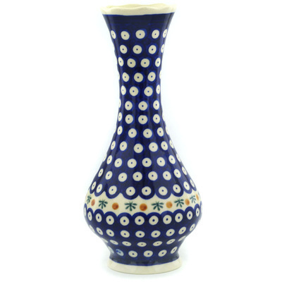 Polish Pottery Vase 11&quot; Mosquito