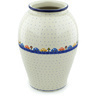 Polish Pottery Vase 12&quot; Stop N Gotraffic