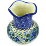 Polish Pottery Vase 4&quot; Rhapsody In Blue UNIKAT