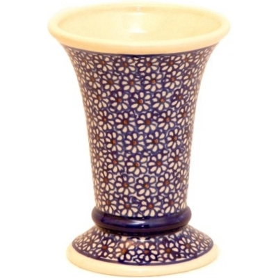 Polish Pottery Vase 6&quot; Daisy Dreams