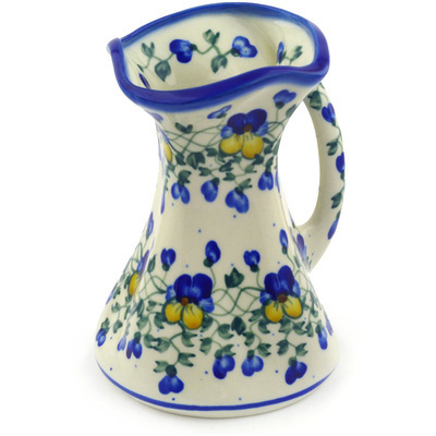 Polish Pottery Vase 7&quot; Indigo Dream