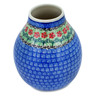 Polish Pottery Vase 8&quot; Maraschino