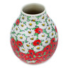 Polish Pottery Vase 8&quot; Spring Blossom Harmony UNIKAT