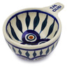 Polish Pottery 1/4 Cup Measuring Cup Peacock