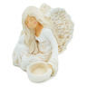 Plaster Angel Figurine 7&quot; White
