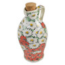 Polish Pottery Bottle 19 oz Spring Blossom Harmony UNIKAT