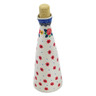 Polish Pottery Bottle 7 oz Flower Speckle