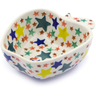Polish Pottery Bowl 4&quot; Confetti Stars