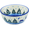 Polish Pottery Bowl 5&quot; Forest Night
