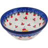 Polish Pottery Bowl 5&quot; Strawberry Surprise