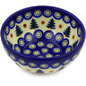 Polish Pottery Bowl 6&quot; Autumn Evergreen