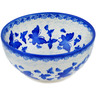 Polish Pottery Bowl 6&quot; Butterfly In The Sky
