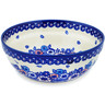 Polish Pottery Bowl 6&quot; Winter&#039;s Thaw