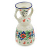 Polish Pottery Candle Holder 6&quot; Spring Garland