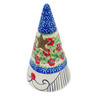 Polish Pottery Candle Holder 7&quot; Midsummer Bloom