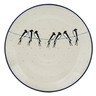 Polish Pottery Dinner Plate 10&frac12;-inch Waiting UNIKAT