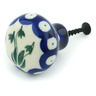 Polish Pottery Drawer knob 1-1/2 inch Weeping Tulips