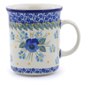 Polish Pottery Mug 15 oz Blue Dreams