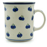 Polish Pottery Mug 20 oz Wild Blueberry