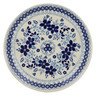 Polish Pottery Plate 7&quot; Blue Frost UNIKAT