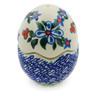 Polish Pottery Salt and Pepper Set 3&quot; Azure Blooms