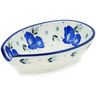 Polish Pottery Spoon Rest 5&quot; Daisy Crown